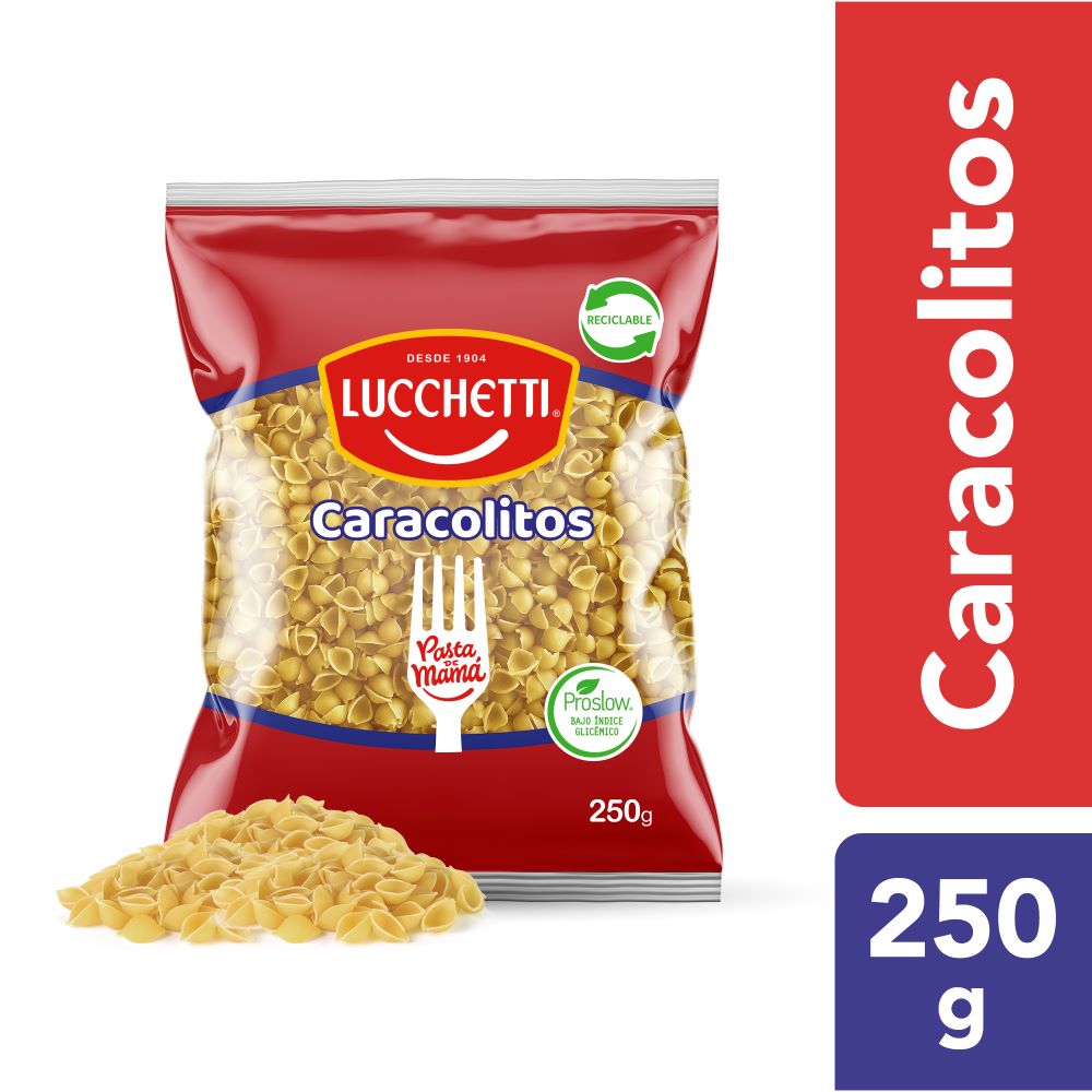 Pasta caracolitos Lucchetti 250 g