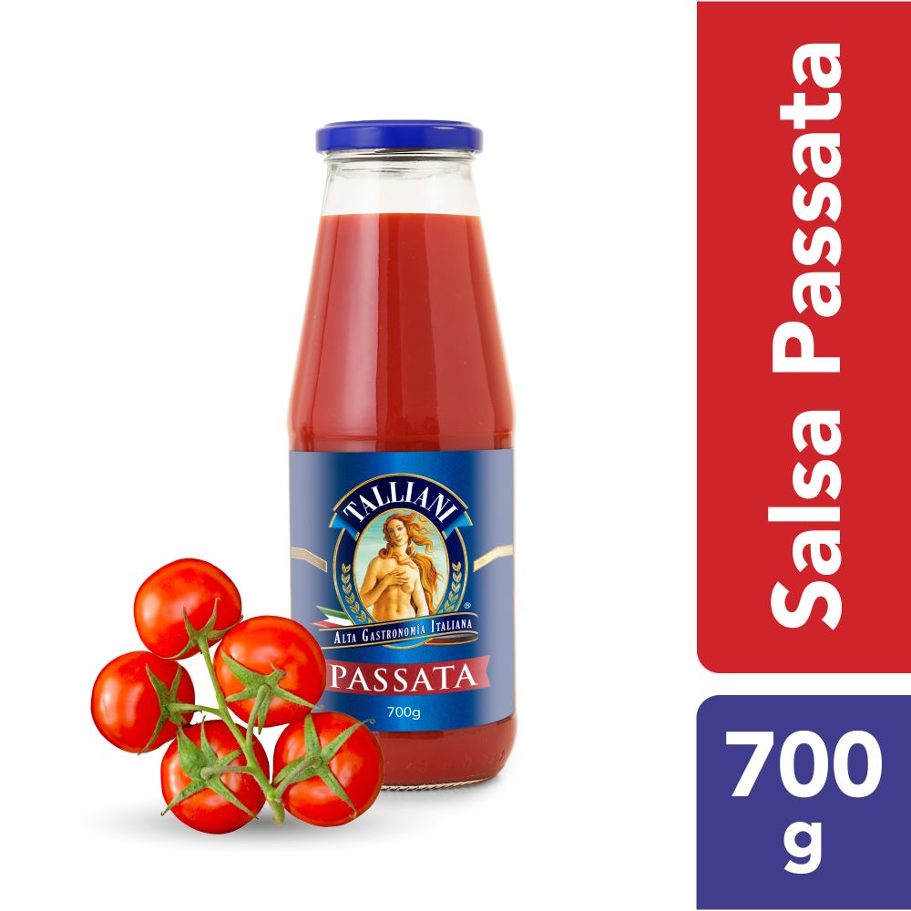 Salsa de tomate Talliani passata natural 700 g