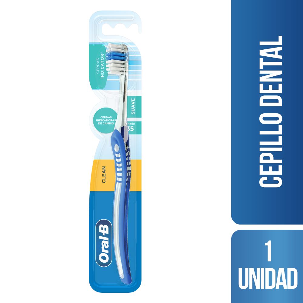 Cepillo dental Oral B cerdas indicator suave 1 un
