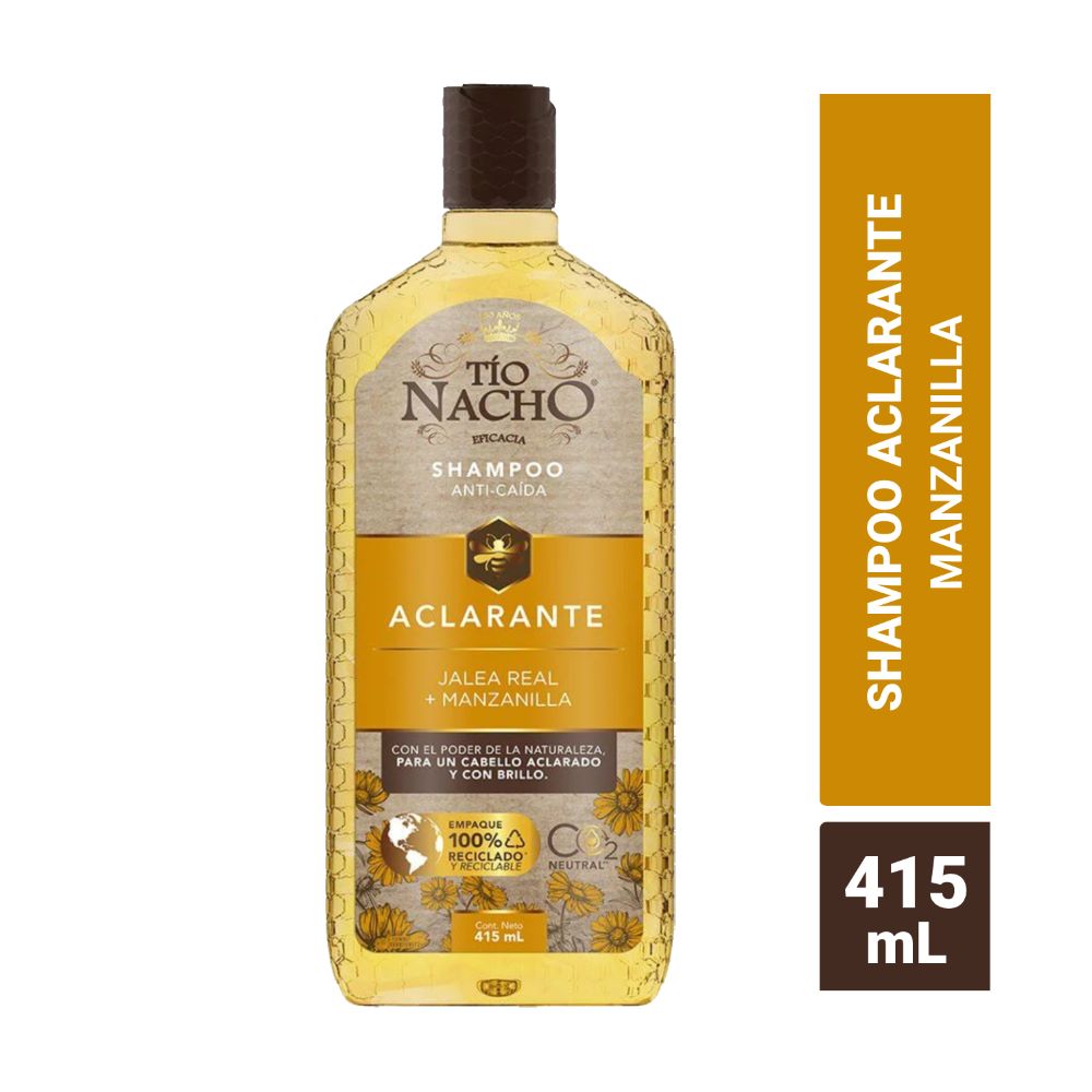 Shampoo Tío Nacho aclarante 415 ml