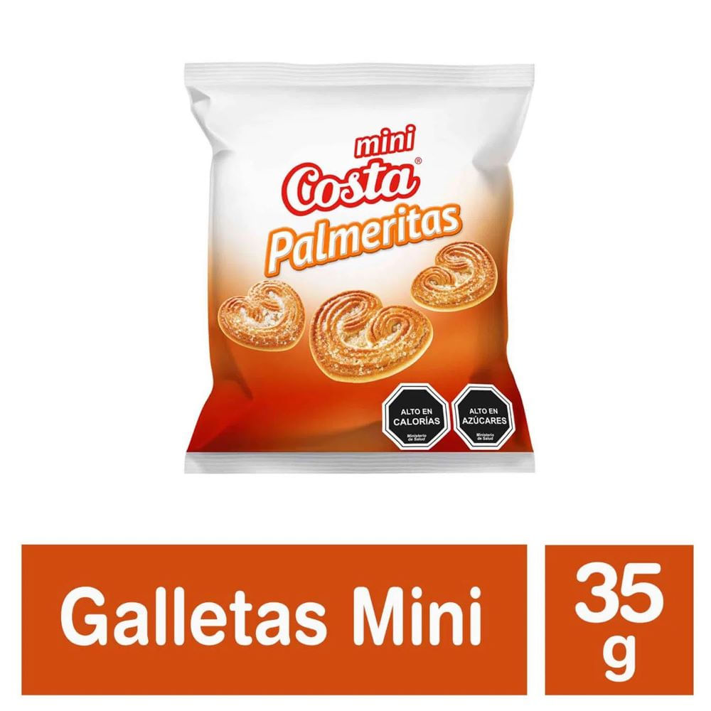 Galleta mini palmerita Costa 35 g