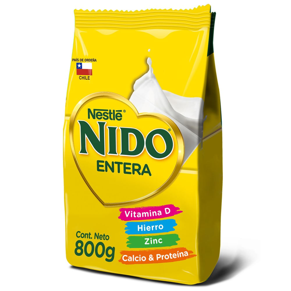 Leche en polvo Nido entera 800 g