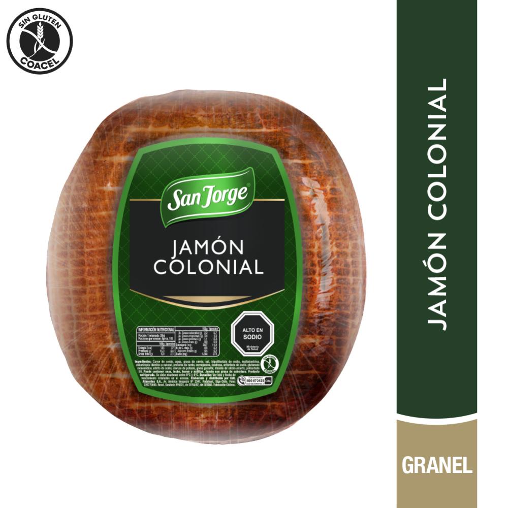 Jamón colonial San Jorge granel 100 g