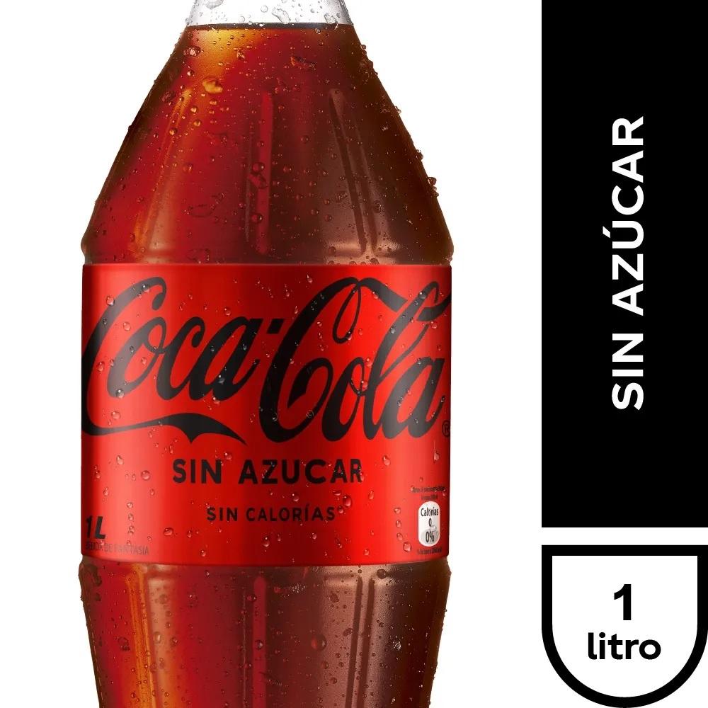Bebida Coca Cola zero 1 L
