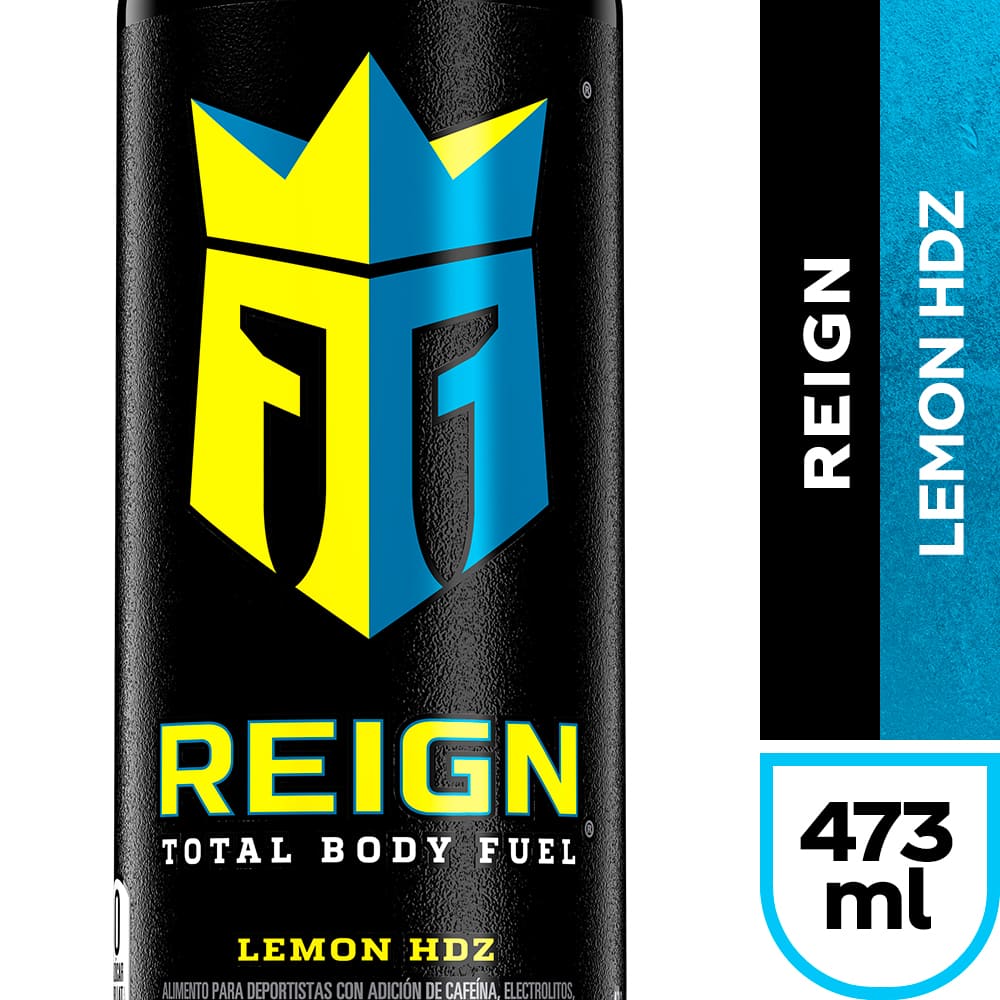 Bebida energética Reign lemon 473 ml