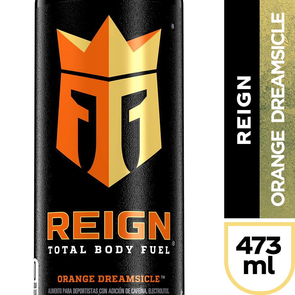 Bebida energética Reign orange 473 ml