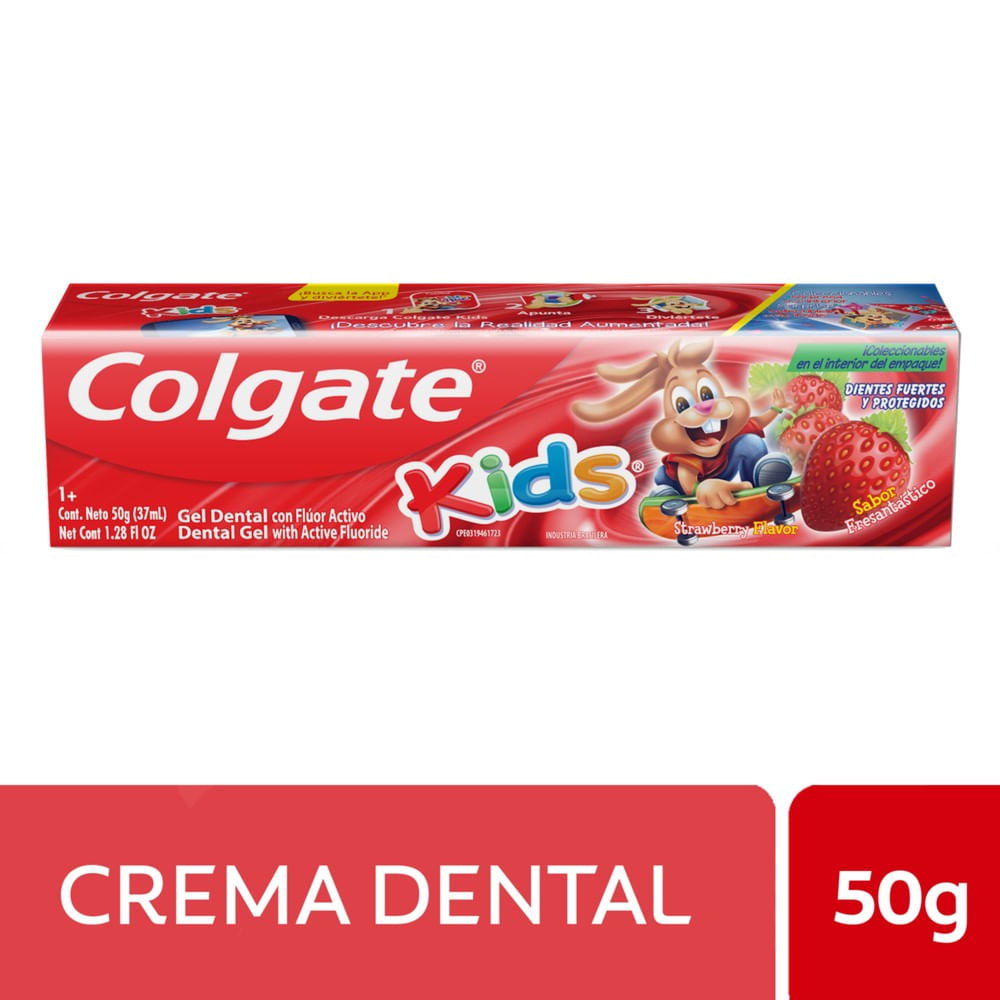 Gel dental Colgate kids frutilla 50 g