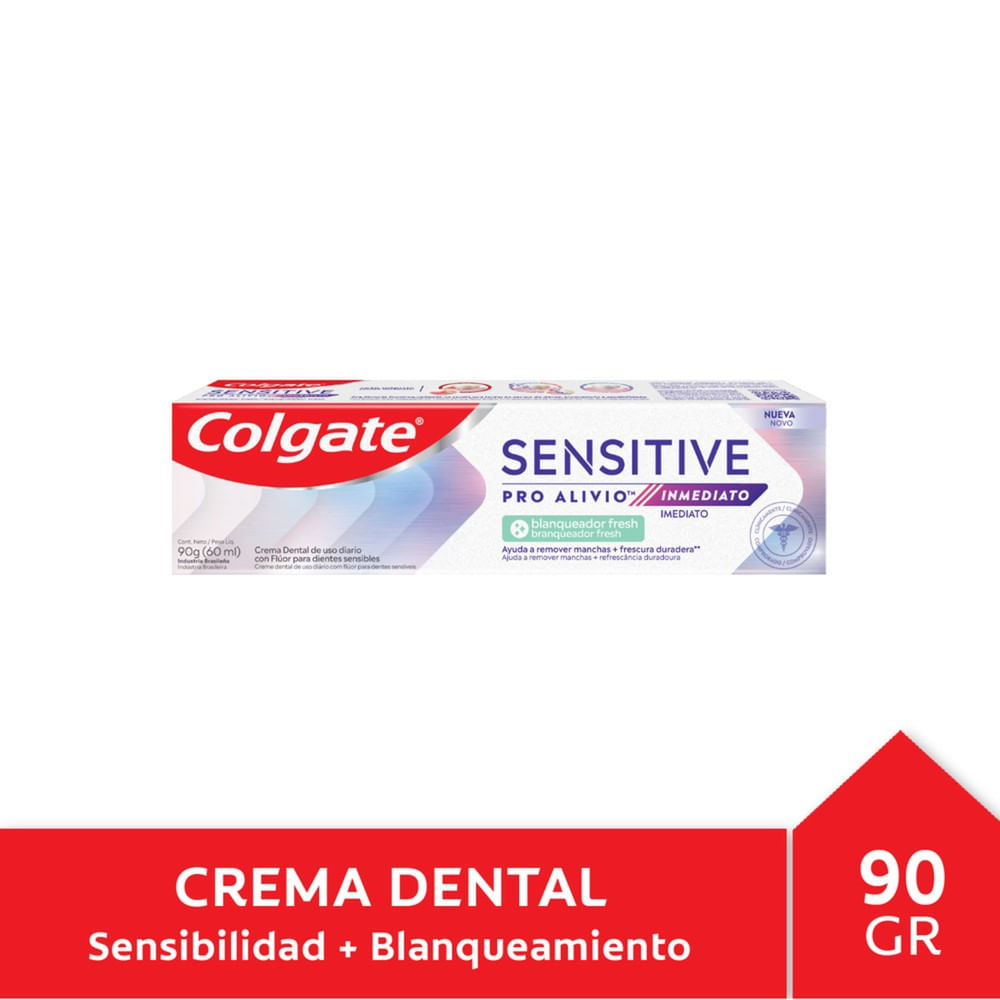 Pasta dental Colgate sensitive whitening 90 g