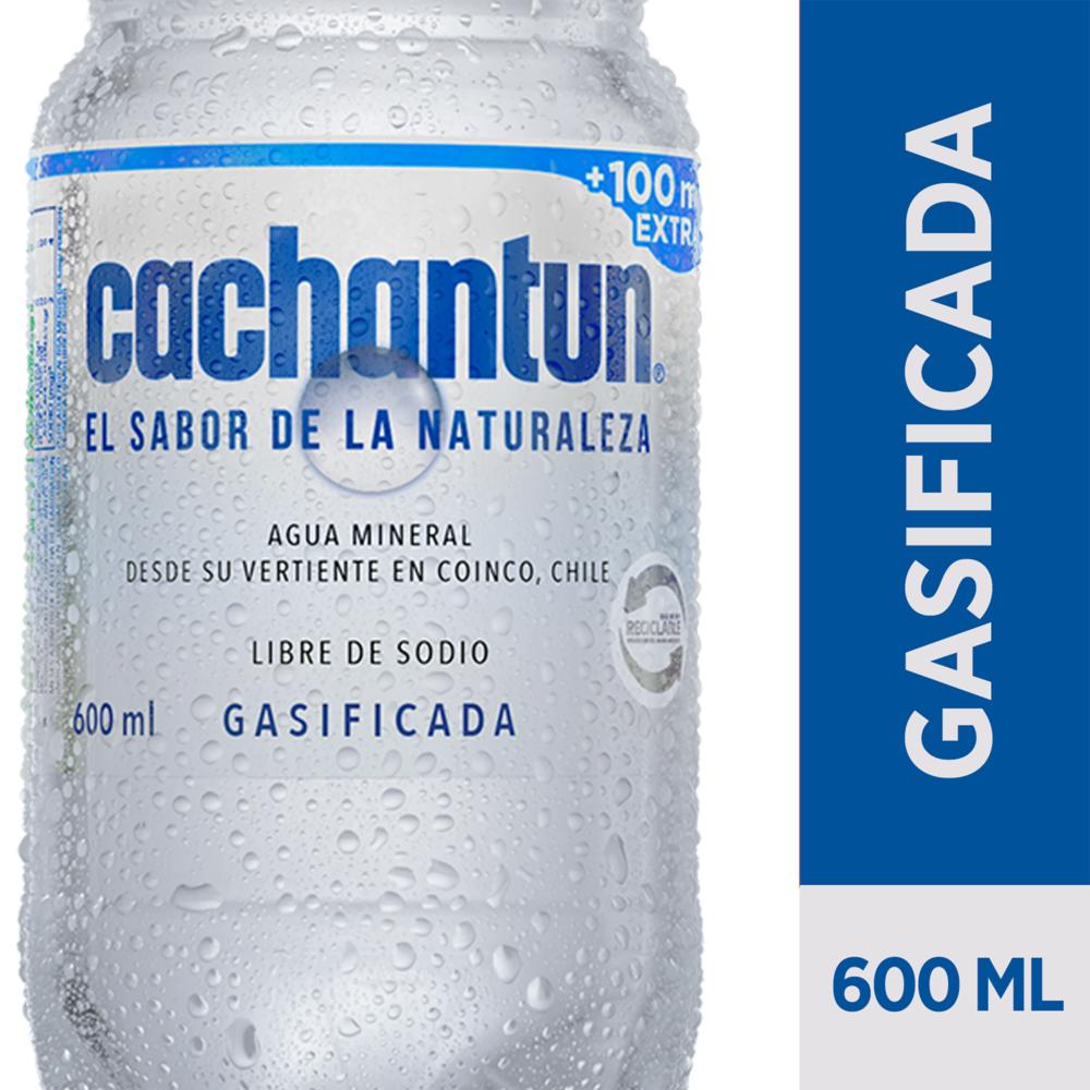 Agua mineral Cachantun con gas 600 ml
