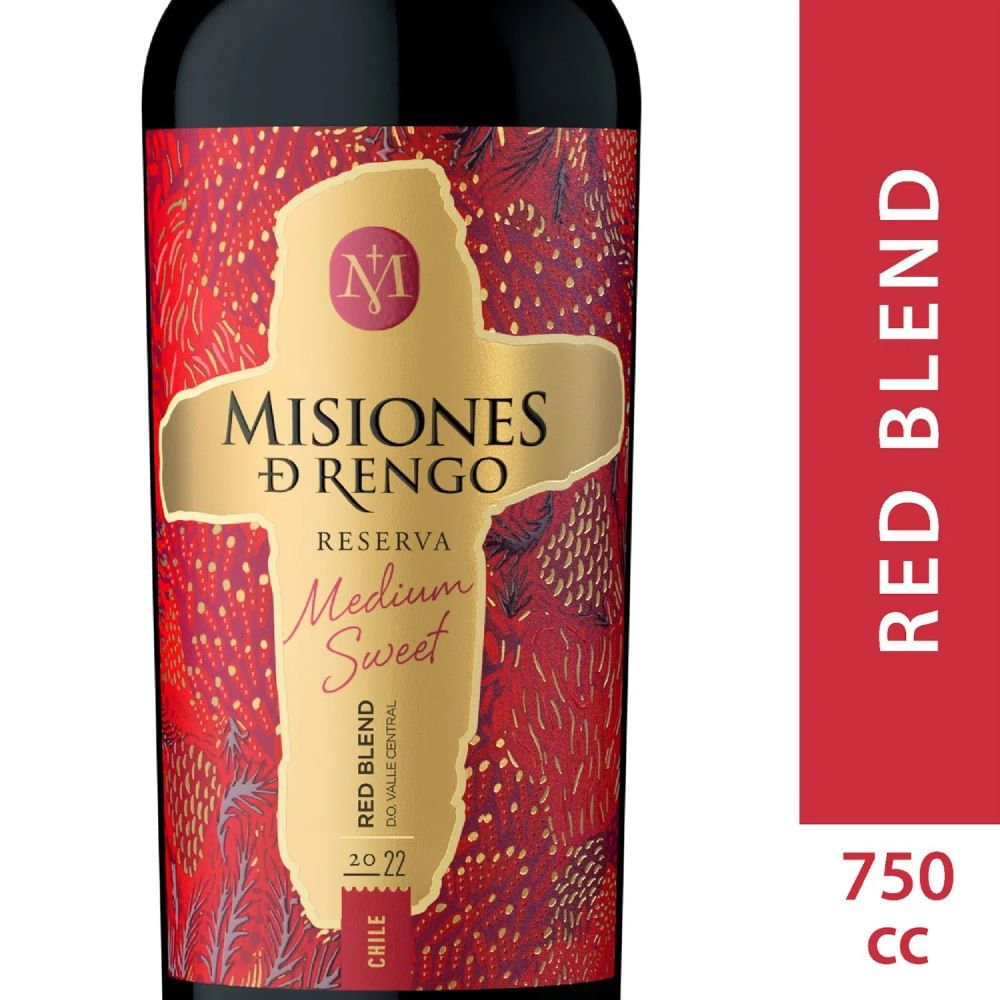 Vino reserva Misiones de Rengo red blend medium sweet 750 cc