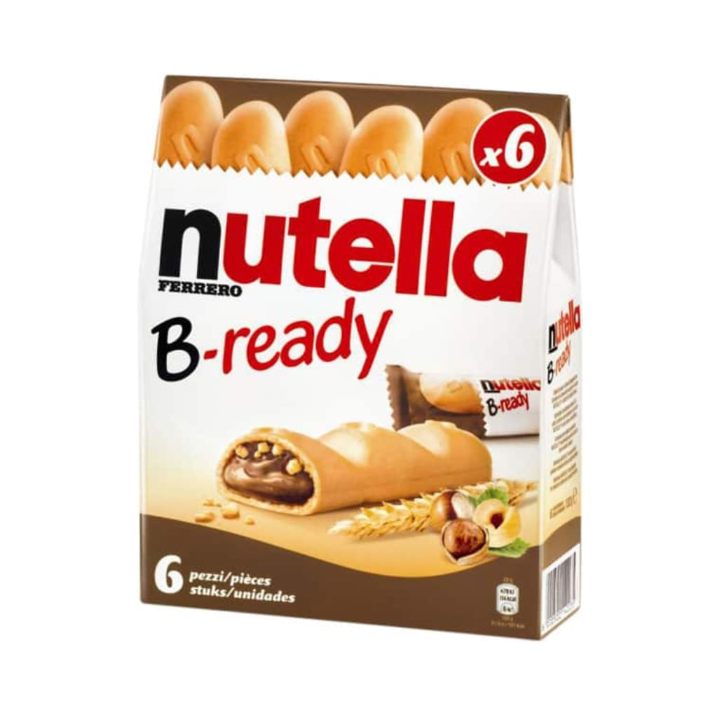 Galleta wafers Nutella b-ready con crema avellana 136 g