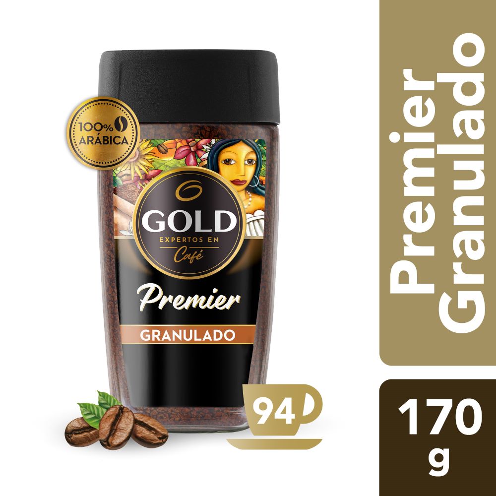 Café Gold Premier frasco 170 g