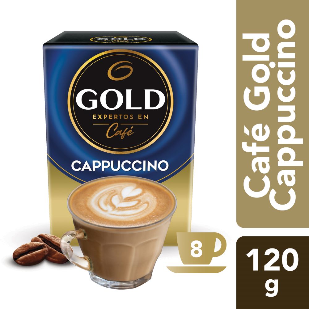 Pack Café Gold capuccino 8 sobres de 15 g
