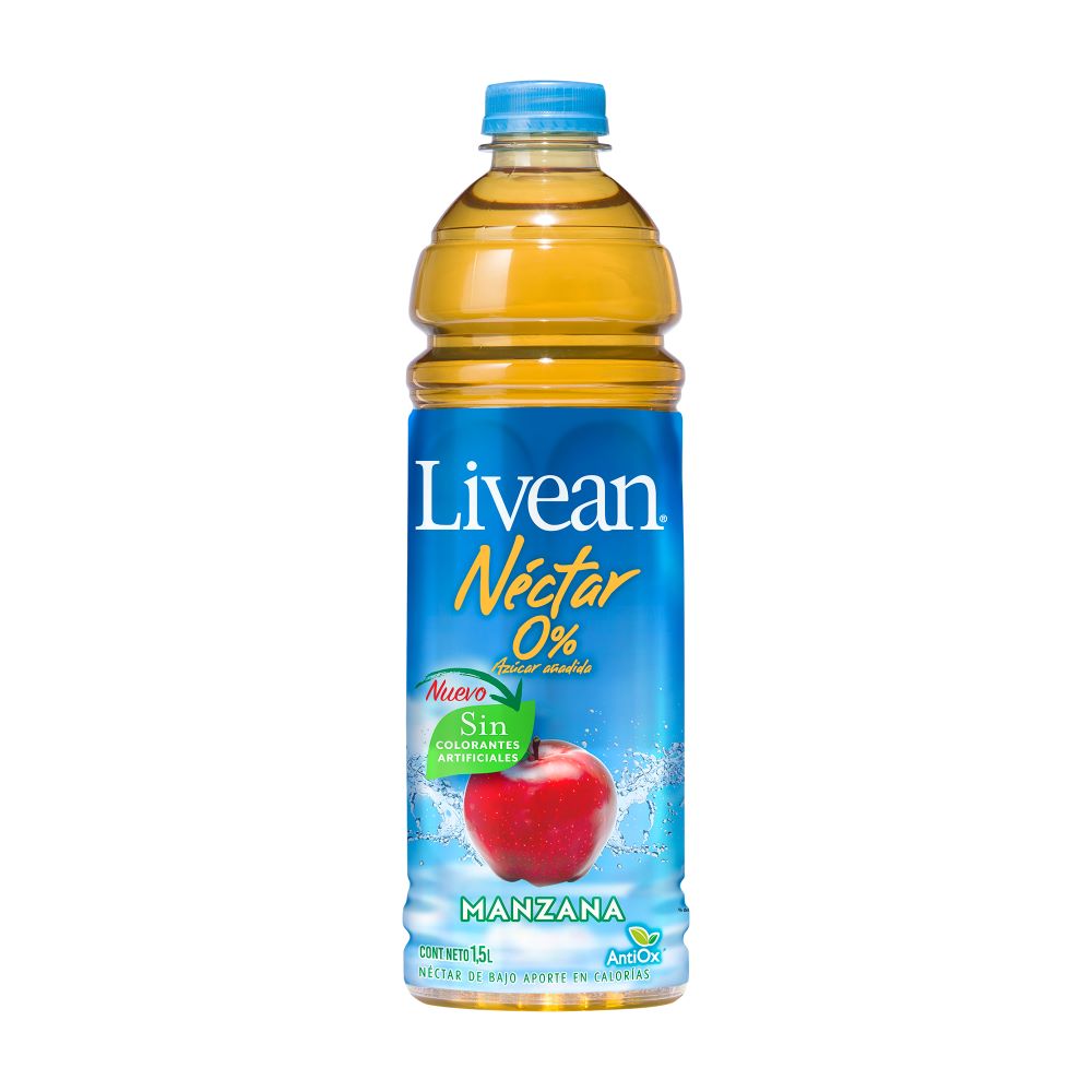 Néctar Livean manzana 0% Azúcar botella 1.5 L