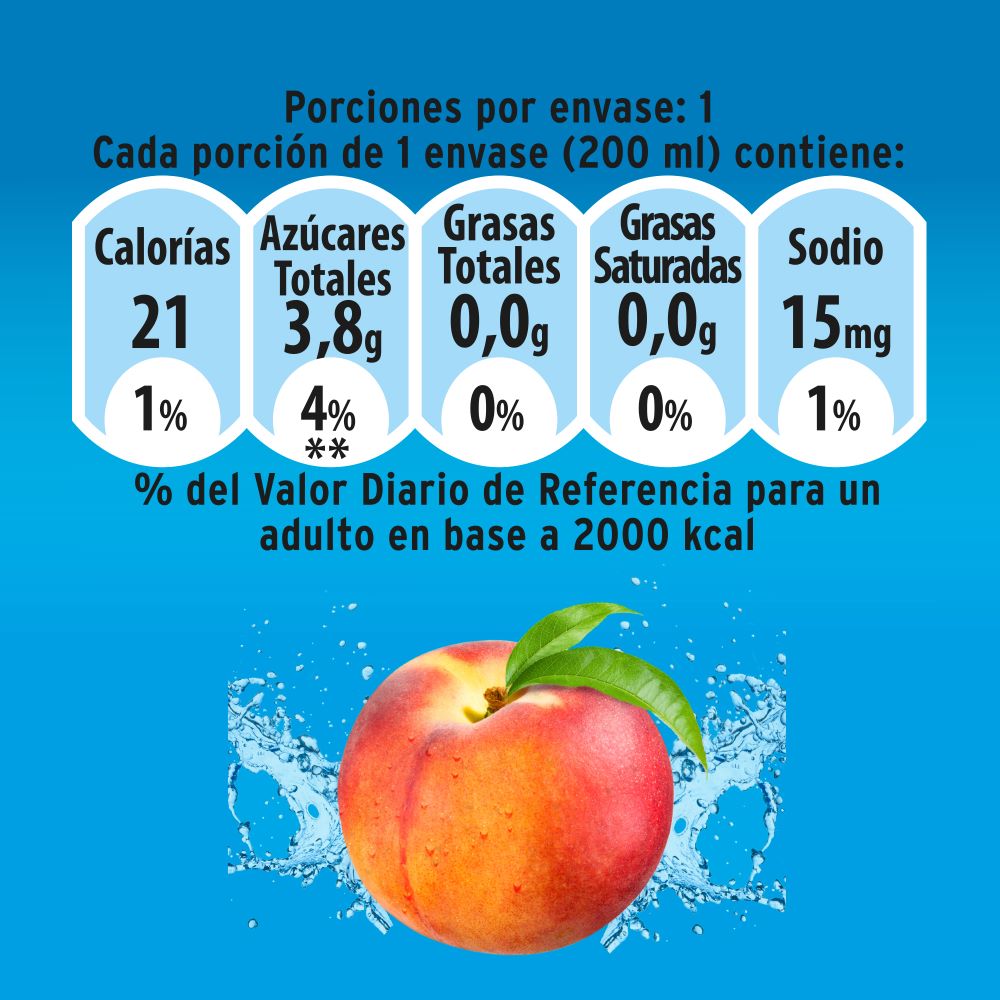 Pack néctar Livean durazno 0% azúcar 6 un de 200 ml Pack néctar Livean durazno 0% azúcar 6 un de 200 ml