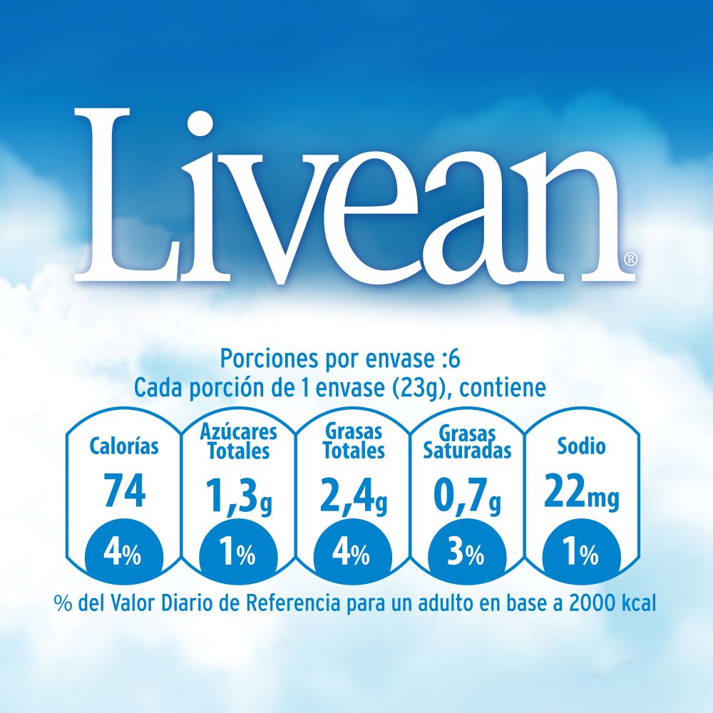 Pack barra cereal Livean frutos rojos 6 un de 23 g Pack barra cereal Livean frutos rojos 6 un de 23 g