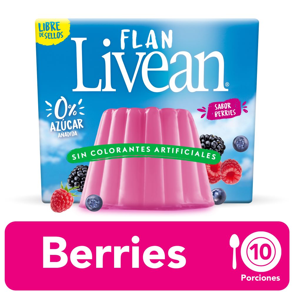 Flan Livean berries 17 g
