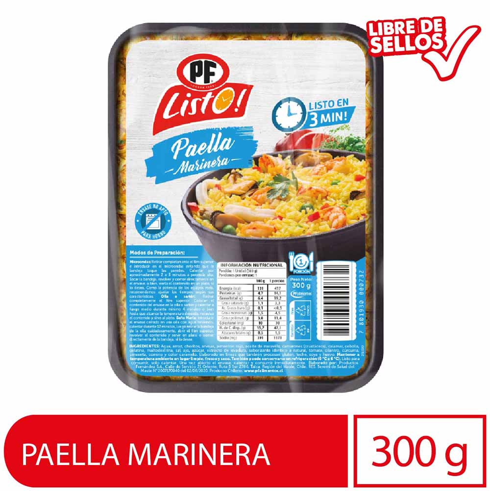 Paella marinera PF Listo 300 g
