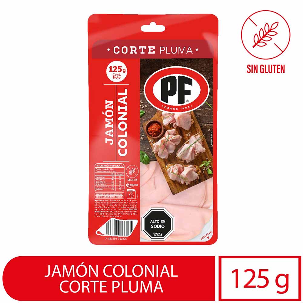 Jamón colonial PF 125 g