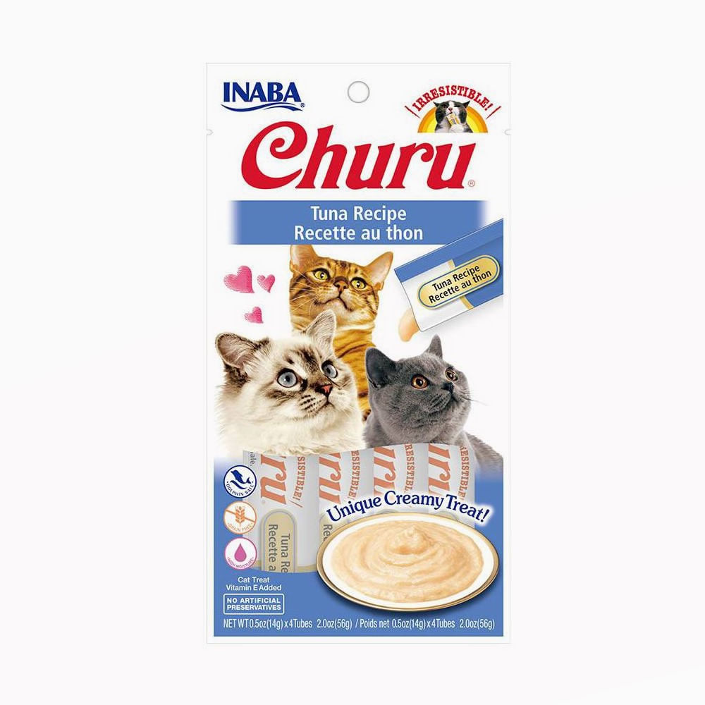 Snack para gato Inaba Churu sabor atún 56 g
