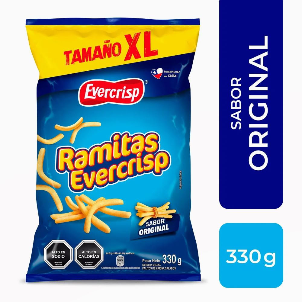Ramitas Evercrisp sabor original 330 g