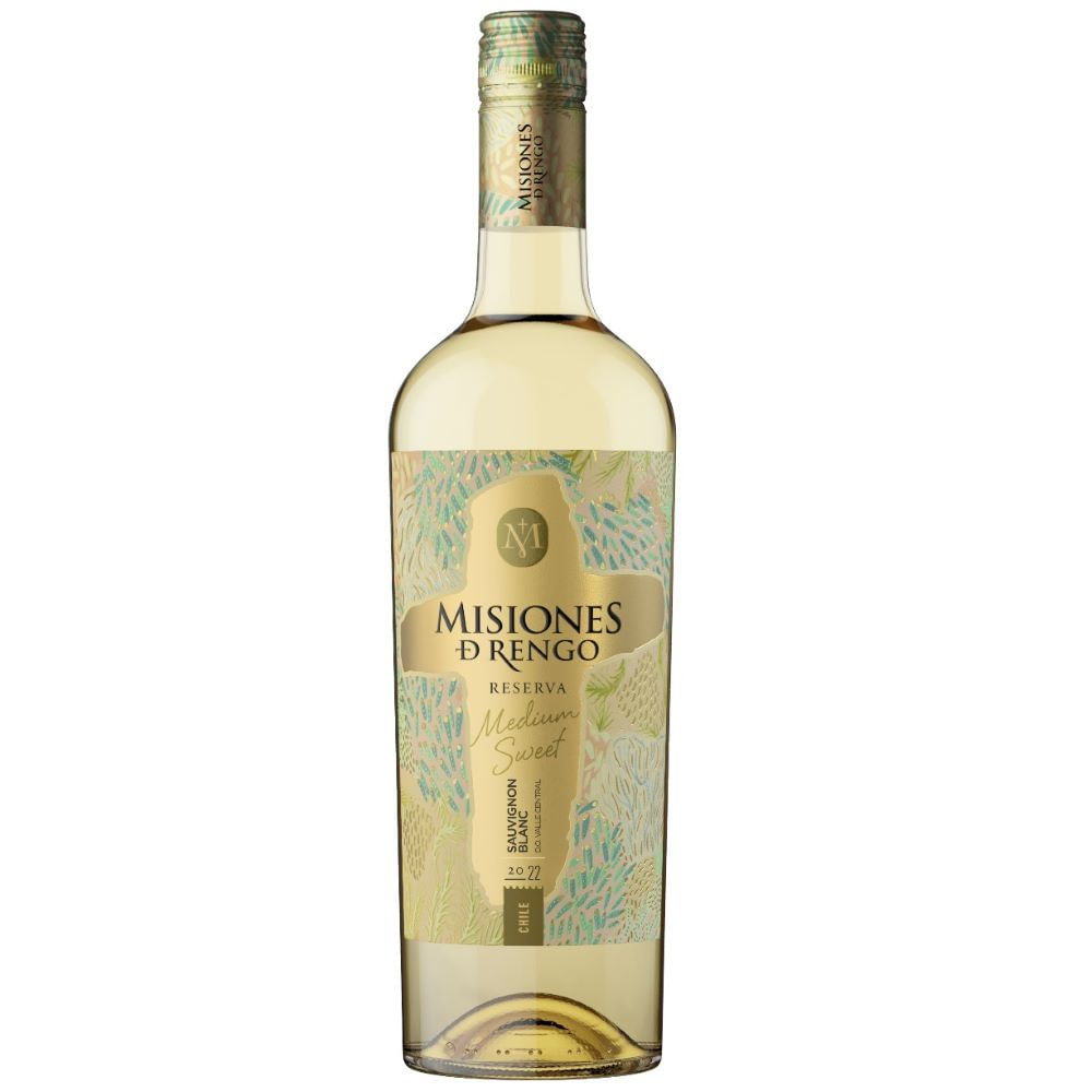 Vino reserva Misiones de Rengo sauvignon blanc medium sweet 750 cc