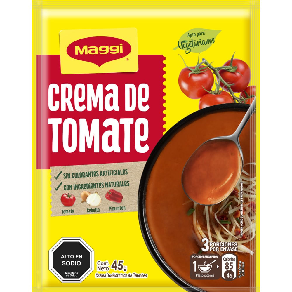 Crema de tomate Maggi sobre 45 g