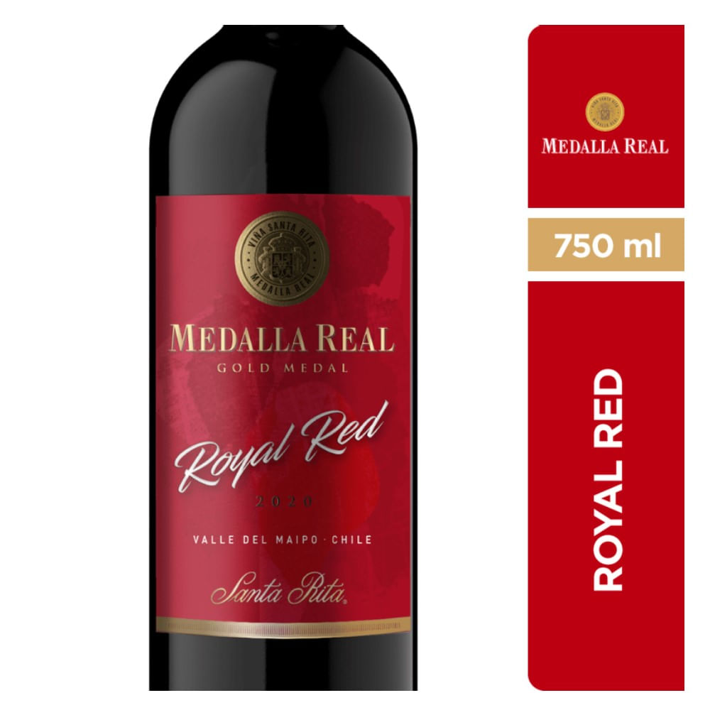 Vino Medalla Real royal red botella 750 cc
