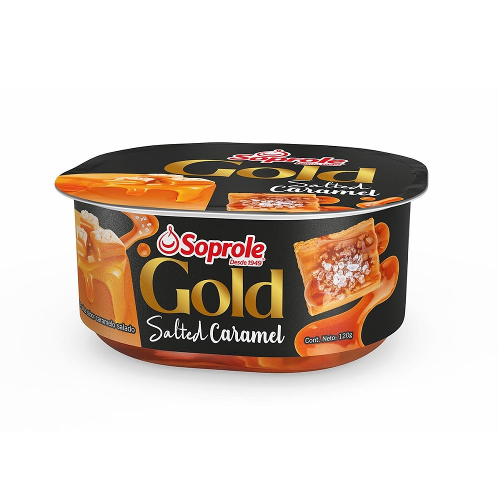 Postre Soprole gold salted caramel pote 120 g