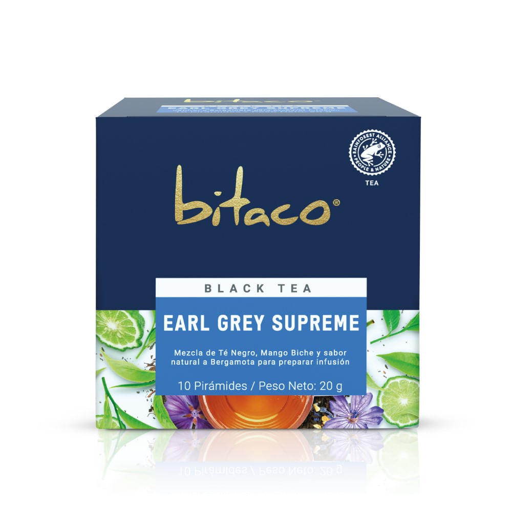 Té negro Bitaco earl grey supreme 10 un