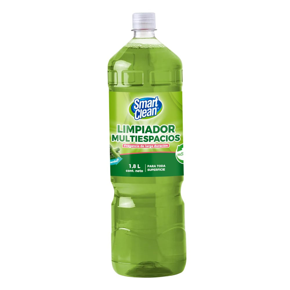 Limpiador multiespacios Smart Clean aroma bambú 1.8 L