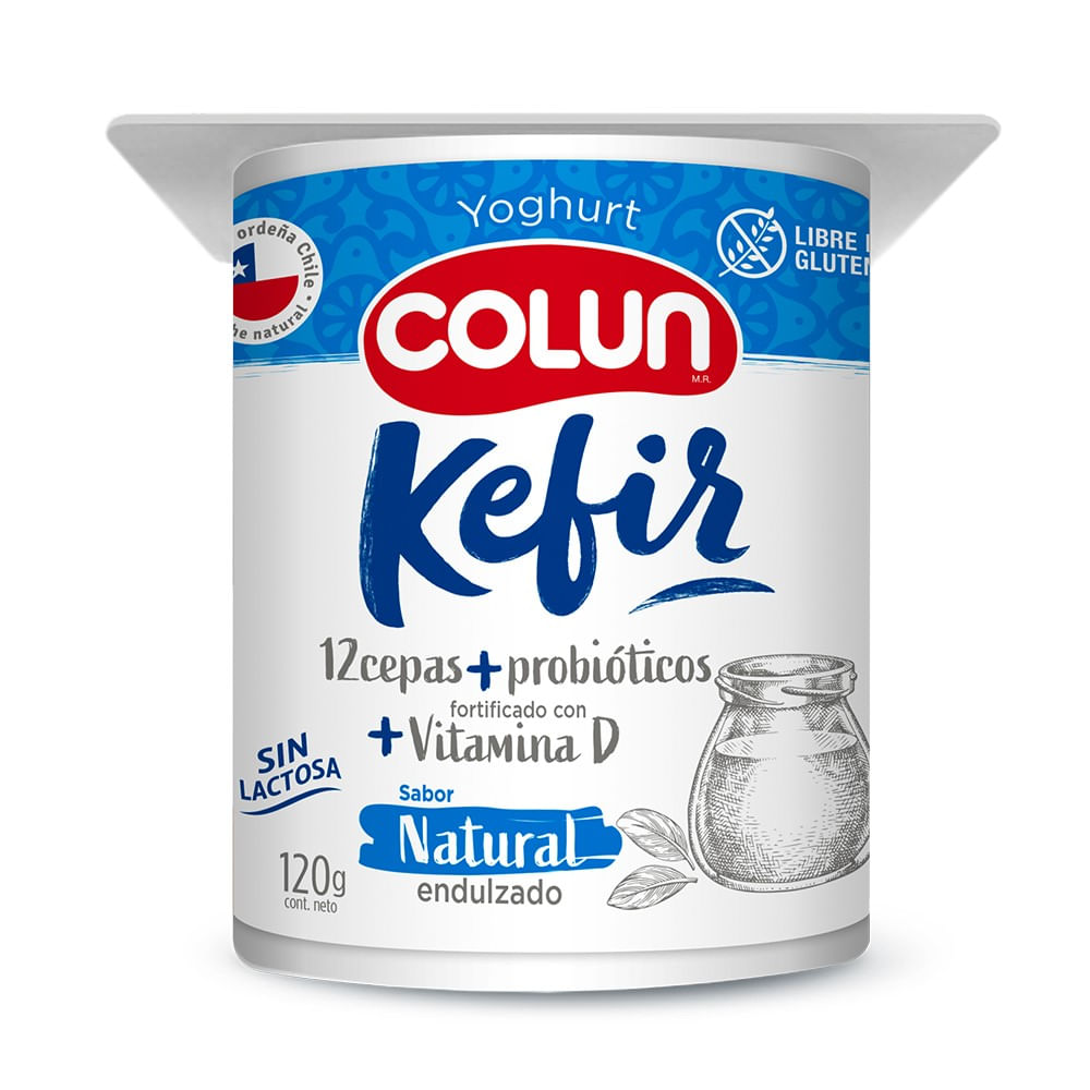Yoghurt kefir Colun natural pote 120 g