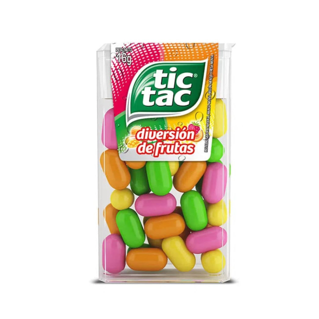 Pastilla Tic Tac diversión frutas 16 g