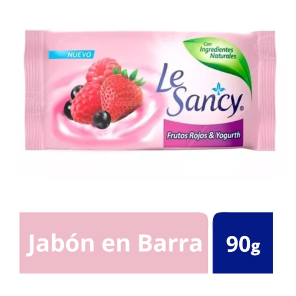Jabón en barra Le Sancy frutos rojos&yoghurt 90 g