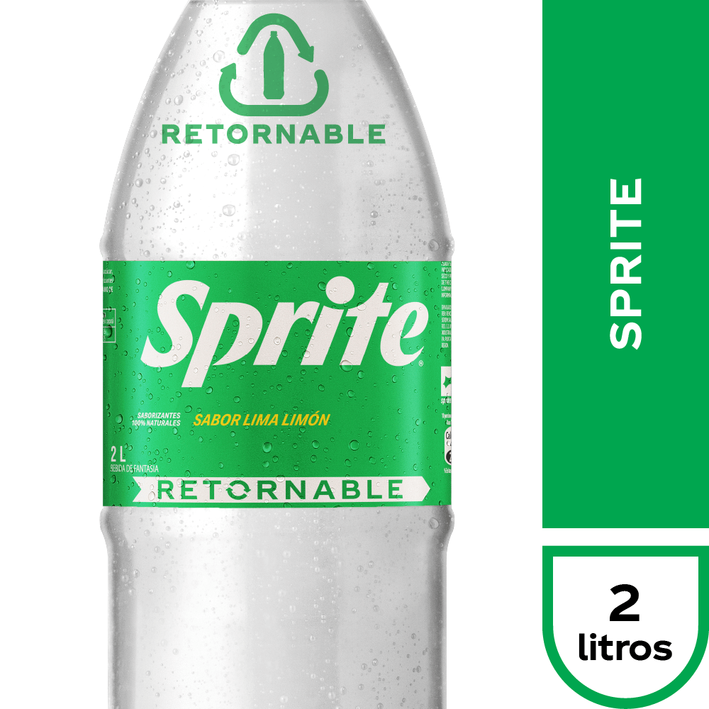 Bebida Sprite retornable 2 L + envase