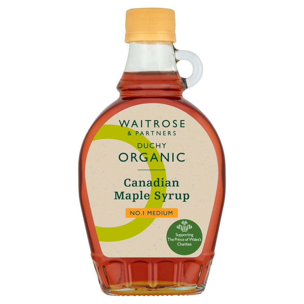 Jarabe duchy organic Waitrose canadian maple syrup 330 g