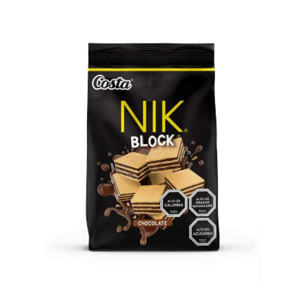 Galleta costa NIK Block S/Chocolate 130g