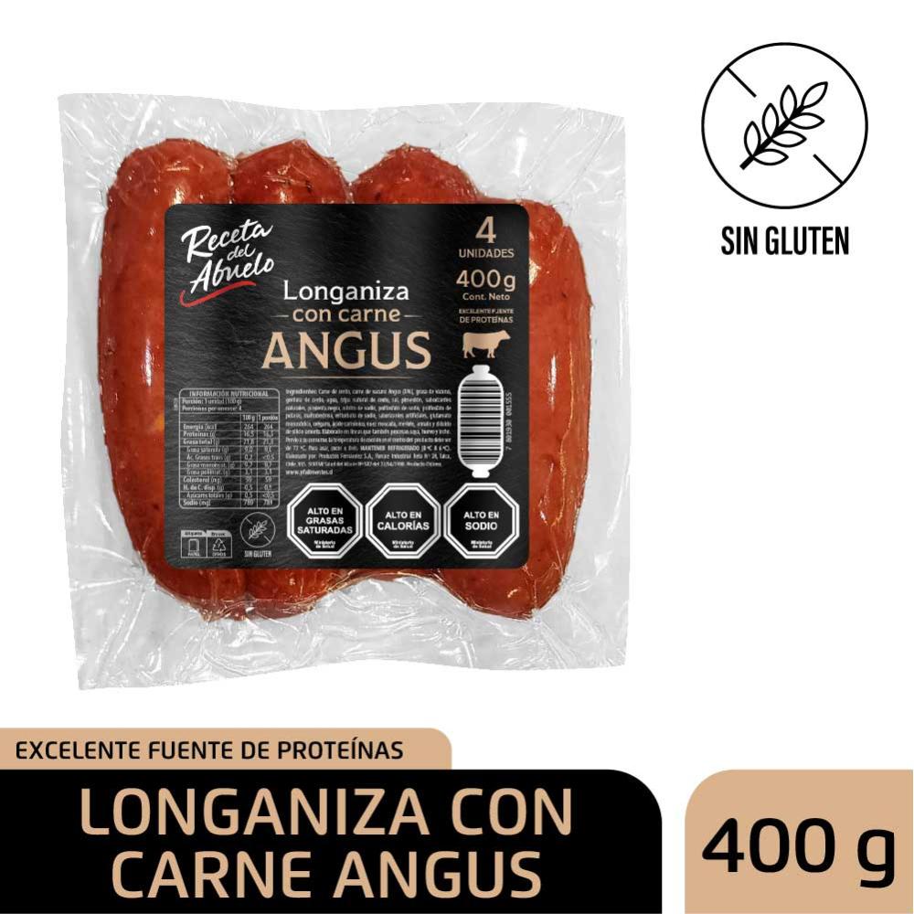 Longaniza con carne Angus Receta del Abuelo 400 g
