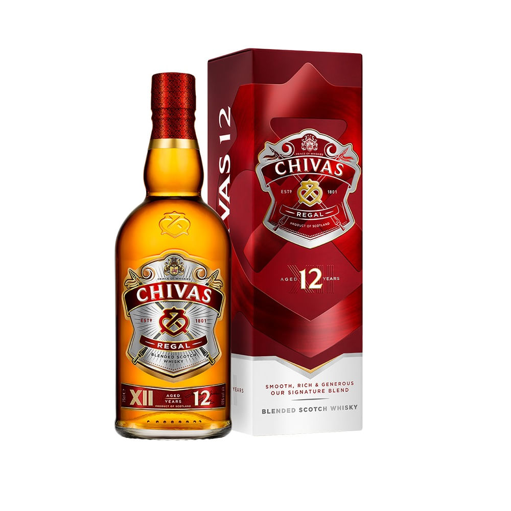Whisky Chivas Regal 12 años 750 cc