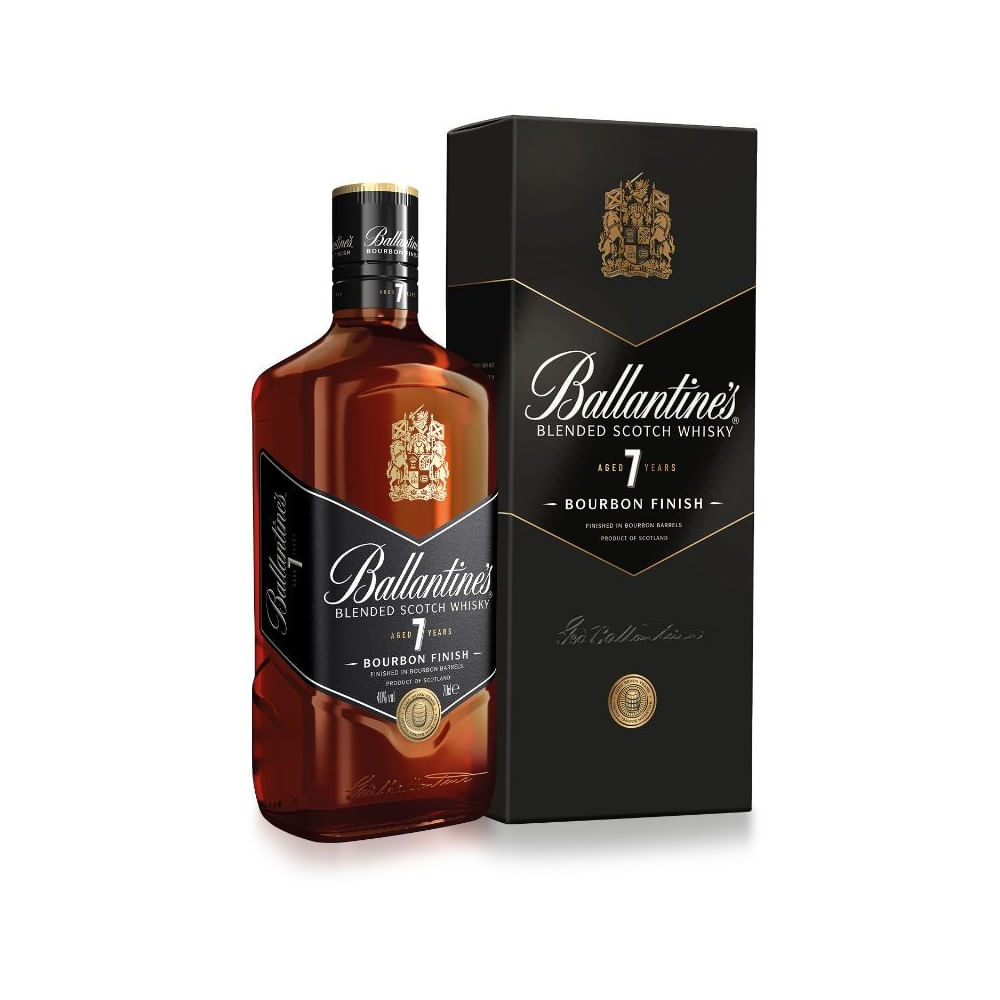 Whisky Ballantine's bourbon finish 7 años botella 700 cc