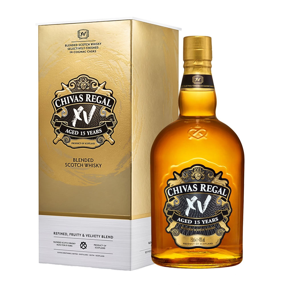 Whisky Chivas Regal 15 años 750 cc Whisky Chivas Regal 15 años 750 cc