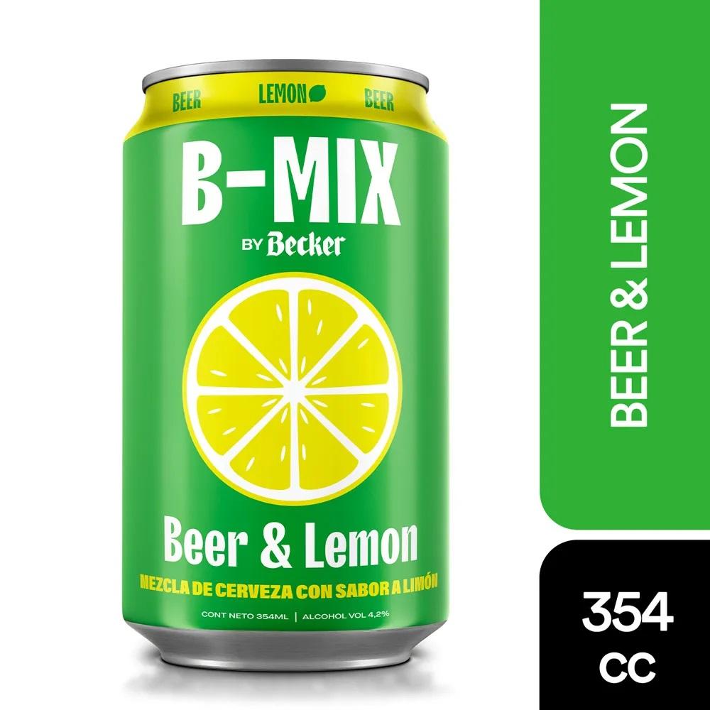 Cerveza B-Mix Becker lata 354 cc