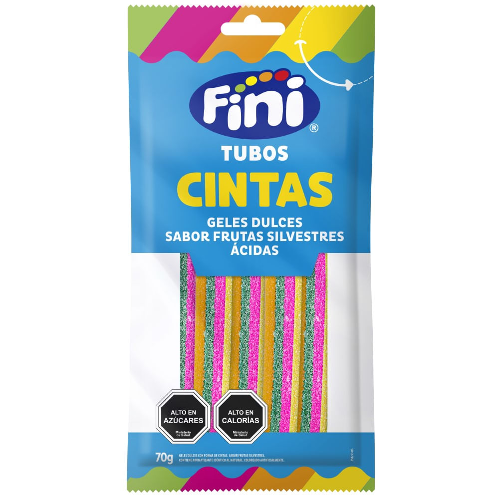 Tubos Fini frutas silvestres ácidas 70g