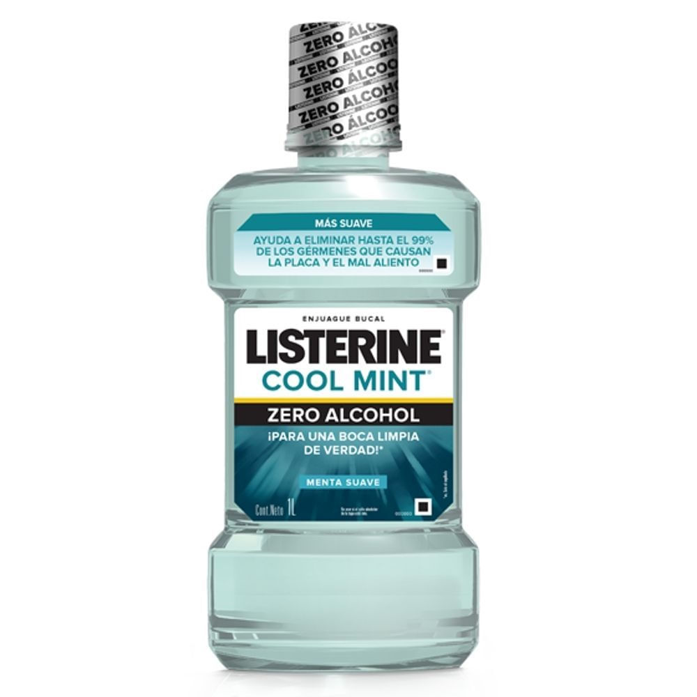 Enjuague bucal Listerine cool mint zero alcohol 1 L Enjuague bucal Listerine cool mint zero alcohol 1 L