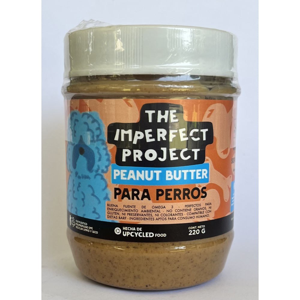 Alimento perro the imperfect project mantequilla de maní 220g