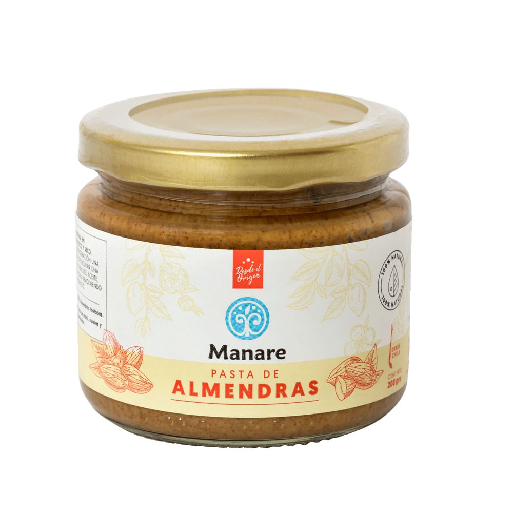 Mantequilla de almendras Manare 200g