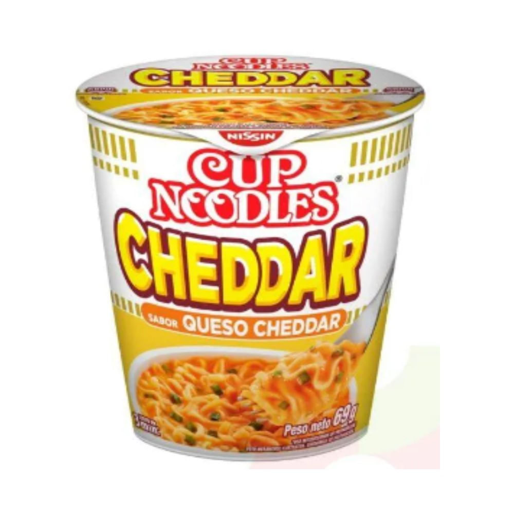 Pasta instantánea cup Nissin Noodles Cheddar 69g