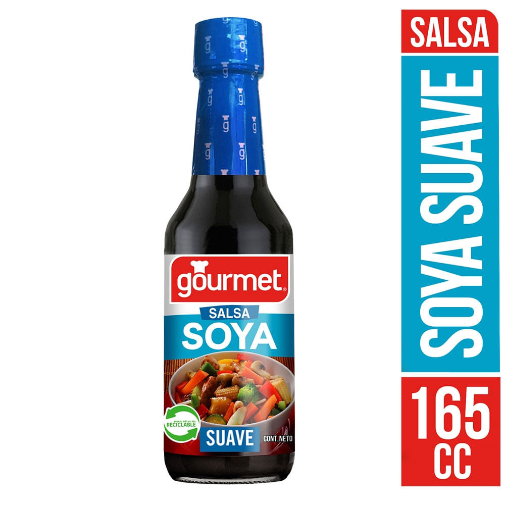 Salsa de soya Gourmet suave 165 ml