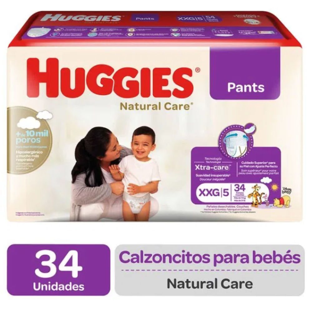 Pants natural care huggies XXG 34u