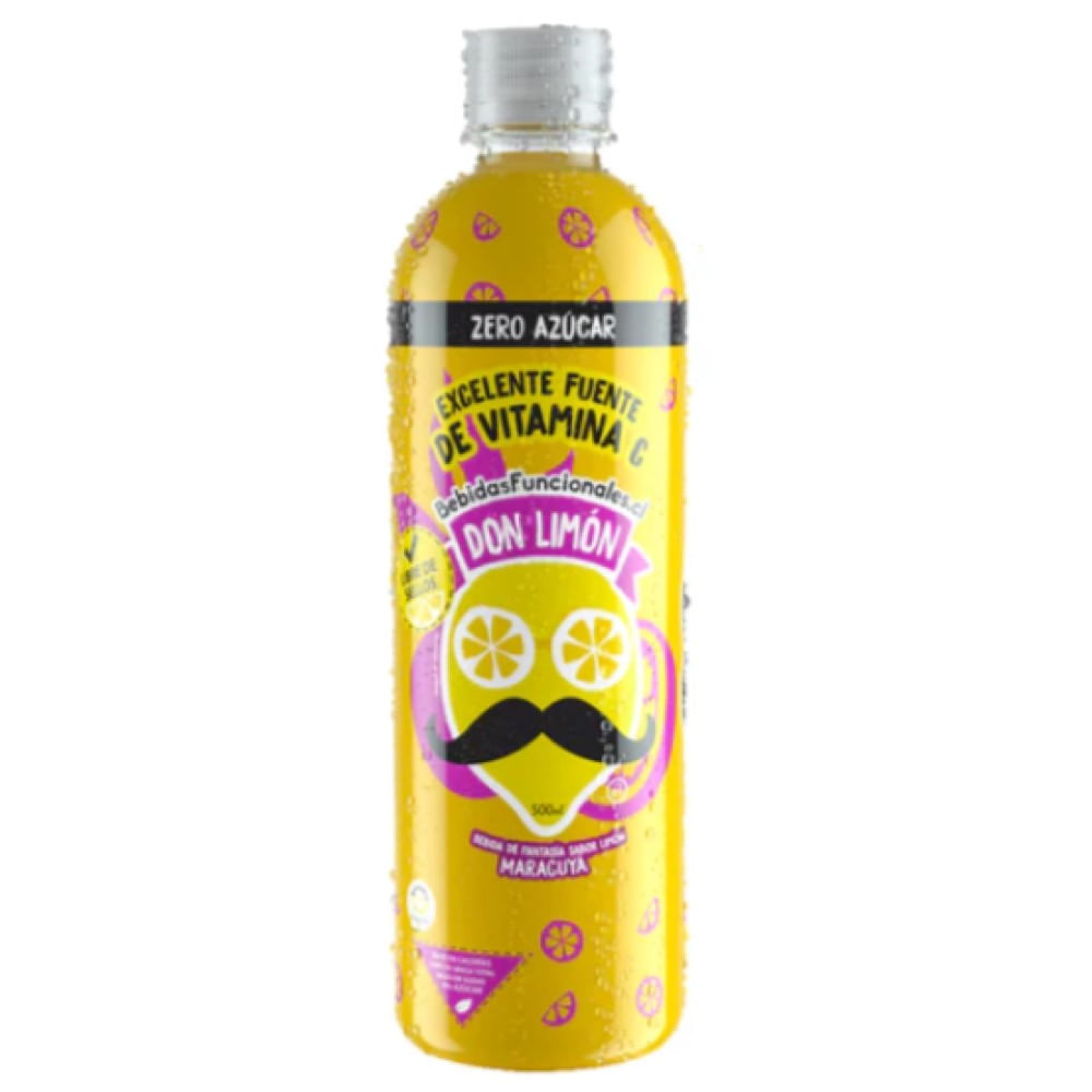 Jugo zero don limón sabor maracuyá 500ml